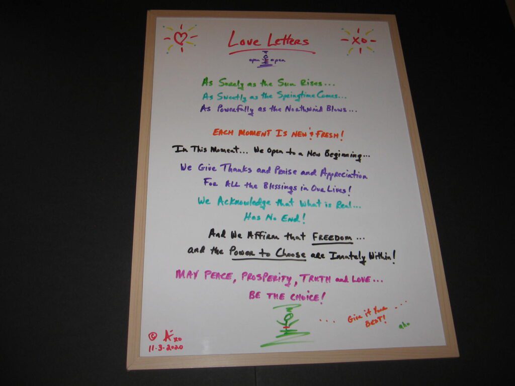 A poster with the words " live letters ".