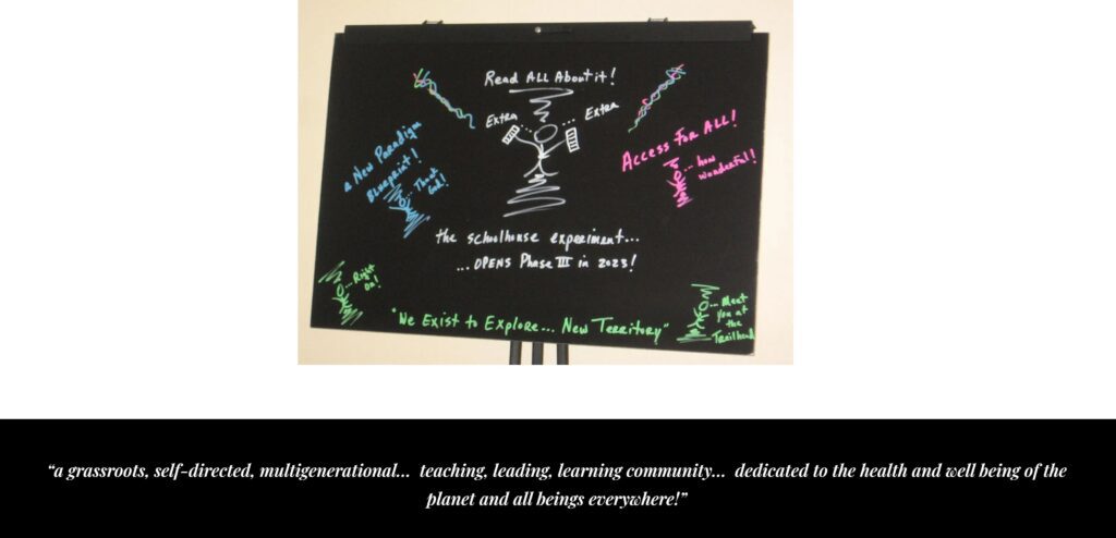 A chalkboard with writing on it and some words written in different languages.