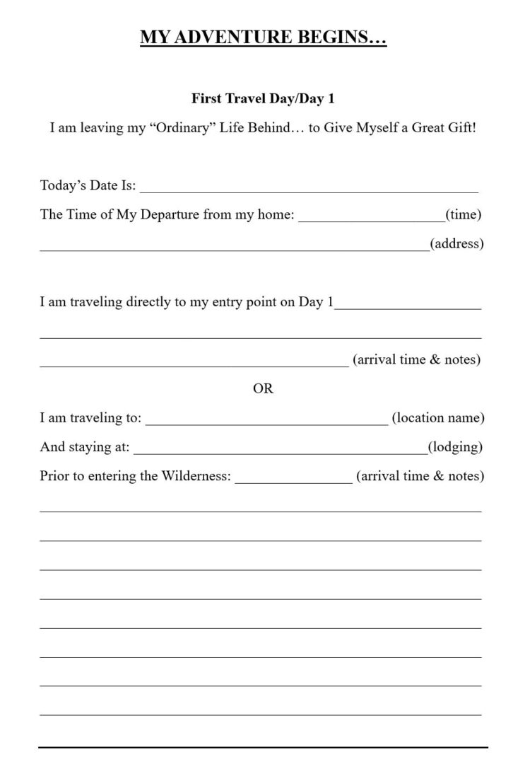 A form that is written in english and has instructions.