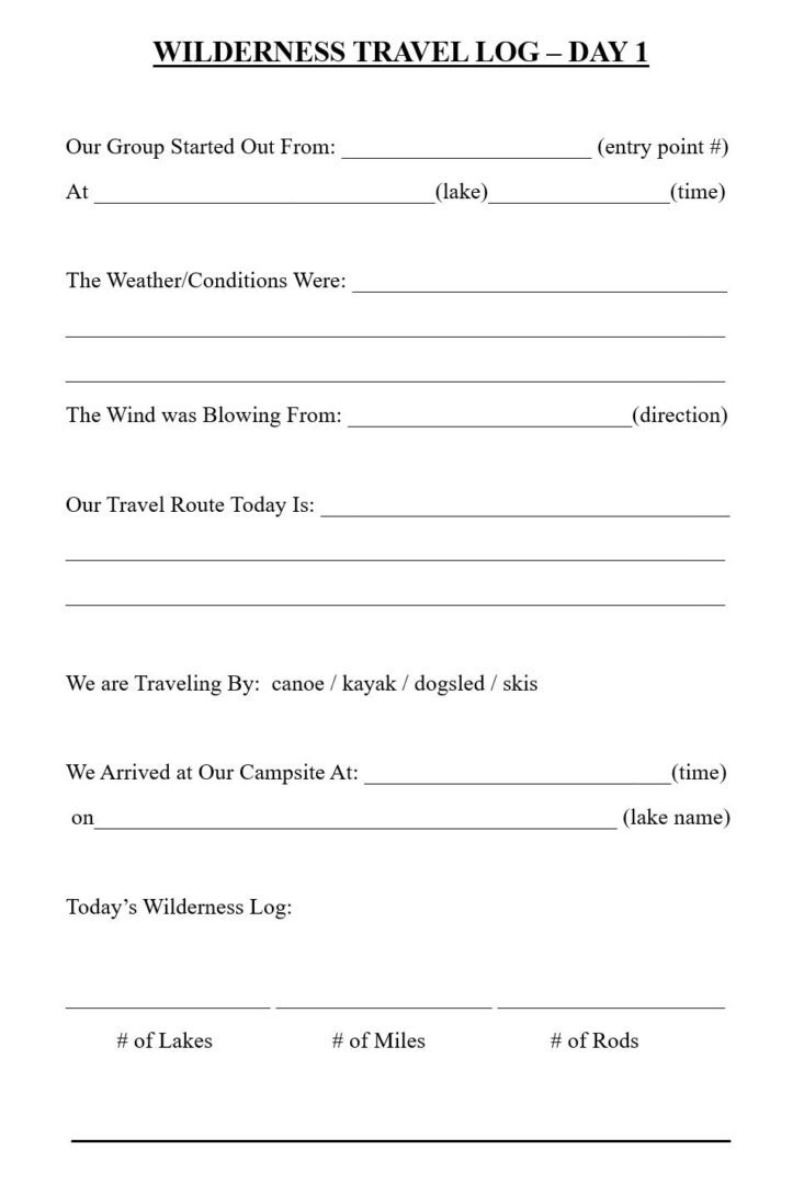 A form that has been written to fill out.